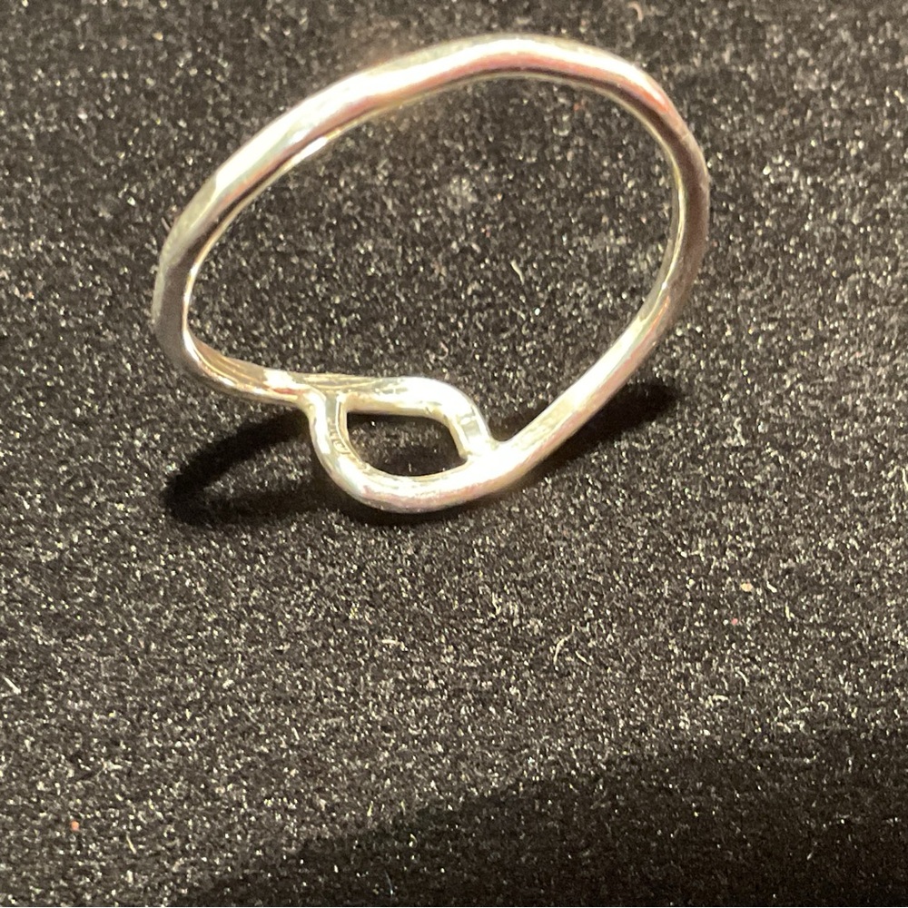 Sterling Silver Handcrafted Rustic Wave Ring - image 6